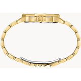 Bulova Crystal Collection Octova White Dial Gold Steel Strap Watch for Men - 98C126 Buy Now By Bulova