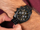 Michael Kors Lexington Chronograph Black Dial Black Steel Strap Watch for Men - MK8603 Buy Now By Michael Kors