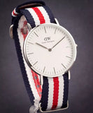 Daniel Wellington Classic Canterbury White Dial Two Tone NATO Strap Watch For Women - DW00100051 Buy Now By Daniel Wellington