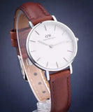 Daniel Wellington Petite White Dial Brown Leather Strap Watch For Women - DW00100243 Buy Now By Daniel Wellington