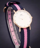 Daniel Wellington Classy Winchester White Dial Two Tone NATO Strap Watch For Women - DW00100065 Buy Now By Daniel Wellington