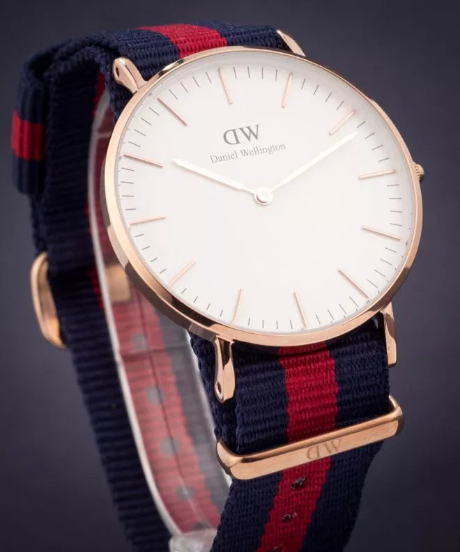Daniel Wellington Classic Oxford White Dial Two Tone NATO Strap Watch For Women - DW00100029 Buy Now By Daniel Wellington