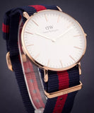 Daniel Wellington Classic Oxford White Dial Two Tone NATO Strap Watch For Women - DW00100029 Buy Now By Daniel Wellington