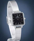 Daniel Wellington Quadro Studio Black Dial Silver Mesh Strap Watch For Women - DW00100522 Buy Now By Daniel Wellington