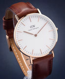 Daniel Wellington Classic St. Mawes White Dial Brown Leather Strap Watch for Men - DW00100035 Buy Now By Daniel Wellington