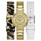 Guess Montage Quartz Gold Dial Gold Steel Strap Watch For Women - GW0588L1 Buy Now By Guess