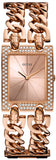 Guess Mod Heavy Metal Diamonds Rose Gold Dial Rose Gold Steel Strap Watch for Women - W0072L3 Buy Now By Guess