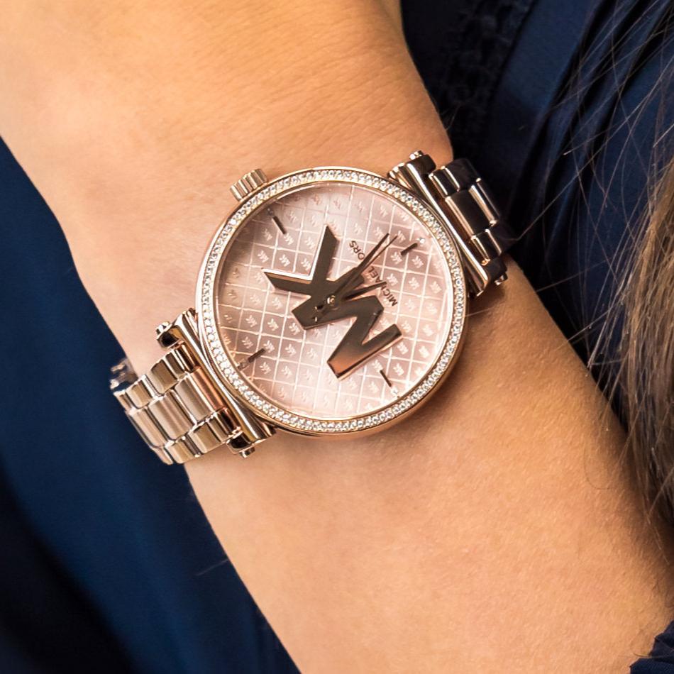 Michael Kors Sofie Quartz Rose Gold Dial Rose Gold Steel Strap Watch For Women - MK4335 Buy Now By Michael Kors