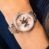 Michael Kors Sofie Quartz Rose Gold Dial Rose Gold Steel Strap Watch For Women - MK4335 Buy Now By Michael Kors