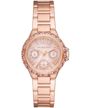 Michael Kors Mini Camille Multifunction Rose Gold Dial Rose Gold Steel Strap Watch For Women - MK7273 Buy Now By Michael Kors