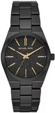 Michael Kors Channing Quartz Black Dial Black Steel Strap Watch For Women - MK6625 Buy Now By Michael Kors