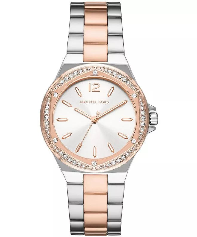 Michael Kors Lennox Three Hand Quartz Silver Dial Two Tone Steel Strap Watch For Women - MK6989 Buy Now By Michael Kors
