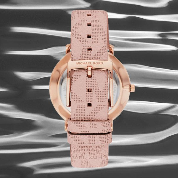 Michael Kors Pyper Quartz White Dial Pink Leather Strap Watch For Women - MK2859 Buy Now By Michael Kors