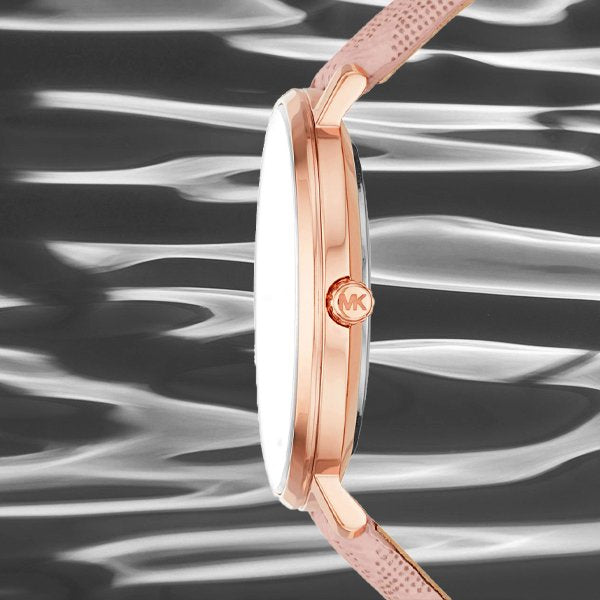 Michael Kors Pyper Quartz White Dial Pink Leather Strap Watch For Women - MK2859 Buy Now By Michael Kors