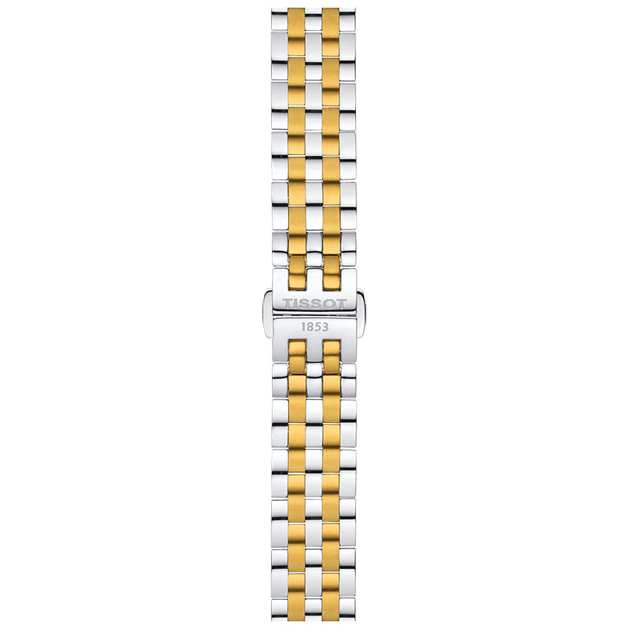 Tissot T Classic Bridgeport Automatic Mother of Pearl Dial Two Tone Steel Strap Watch for Women - T097.410.22.116.00 Buy Now By Tissot