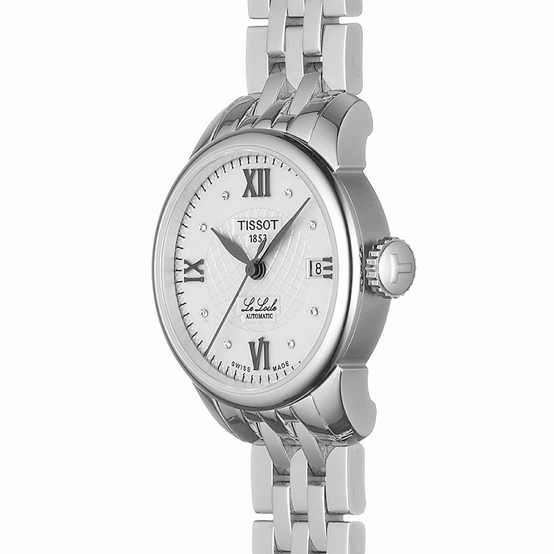 Tissot Le Locle Automatic Lady Silver Dial Silver Steel Strap Watch For Women - T41.1.183.16 Buy Now By Tissot