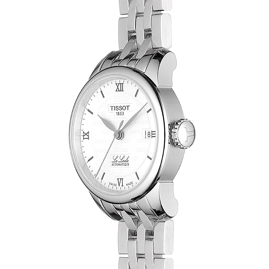 Tissot Le Locle Automatic Double Happiness Lady Silver Dial Silver Steel Strap Watch For Women - T41.1.183.35 Buy Now By Tissot
