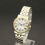 Tissot T Classic Carson Lady Premium Silver Dial Two Tone Steel Strap Watch For Women - T122.210.22.033.00 Buy Now By Tissot