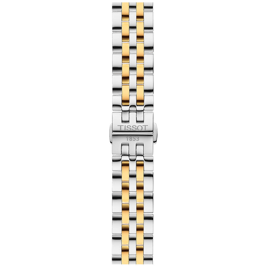 Tissot T Classic Tradition White Dial Two Tone Mesh Bracelet Watch for Women - T063.210.22.037.00 Buy Now By Tissot
