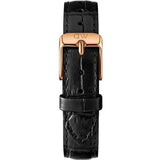 Daniel Wellington Petite Reading White Dial Black Leather Strap Watch For Women - DW00100173 Buy Now By Daniel Wellington