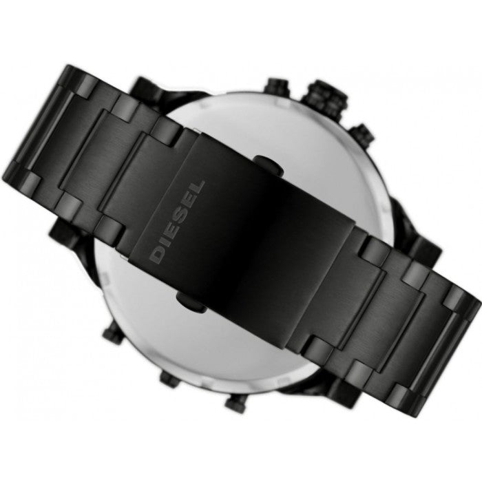Diesel Mr. Daddy 2.0 Chronograph Black Dial Black Steel Strap Watch For Men - DZ7435 Buy Now By Diesel