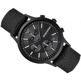 Emporio Armani Renato Chronograph Black Dial Black Nylon Strap Watch For Men - AR11457 Buy Now By Emporio Armani