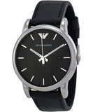 Emporio Armani Classic Quartz Black Dial Black Leather Strap Watch For Men - AR1692 Buy Now By Emporio Armani