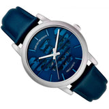 Emporio Armani Luigi Automatic Blue Dial Blue Leather Strap Watch For Men - AR60030 Buy Now By Emporio Armani