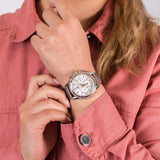 Tommy Hilfiger Ari Diamonds White Dial Grey Leather Strap Watch for Women - 1781980 Buy Now By Tommy Hilfiger