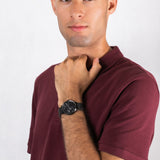 Tommy Hilfiger Brooklyn Black Dial Black Mesh Bracelet Watch for Men - 1791507 Buy Now By Tommy Hilfiger