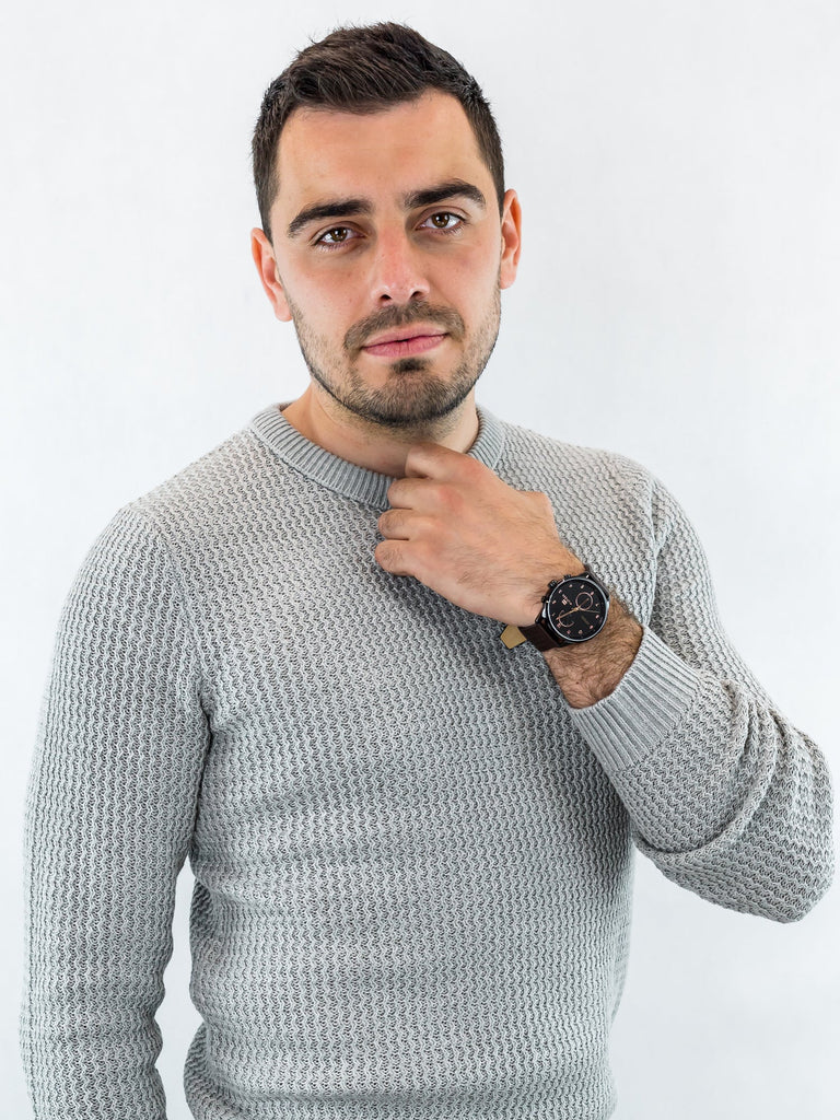 Tommy Hilfiger Chase Quartz Black Dial Brown Leather Strap Watch for Men - 1791577 Buy Now By Tommy Hilfiger