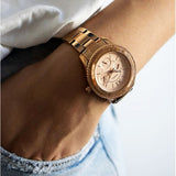 Fossil Stella Sport Multifunction Rose Gold Dial Rose Gold Steel Strap Watch for Women - ES5106 Buy Now By Fossil