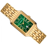 Fossil Raquel Three Hand Date Green Dial Gold Steel Strap Watch For Women - ES5341 Buy Now By Fossil