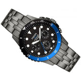 Fossil FB-01 Chronograph Black Dial Grey Steel Strap Watch for Men - FS5835 Buy Now By Fossil