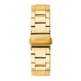 Guess Confetti Diamonds Silver Dial Gold Steel Strap Watch for Women - W0774L5 Buy Now By Guess