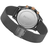 Hugo Boss Associate Black Dial Black Mesh Bracelet Watch for Men - 1513811 Buy Now By Hugo Boss