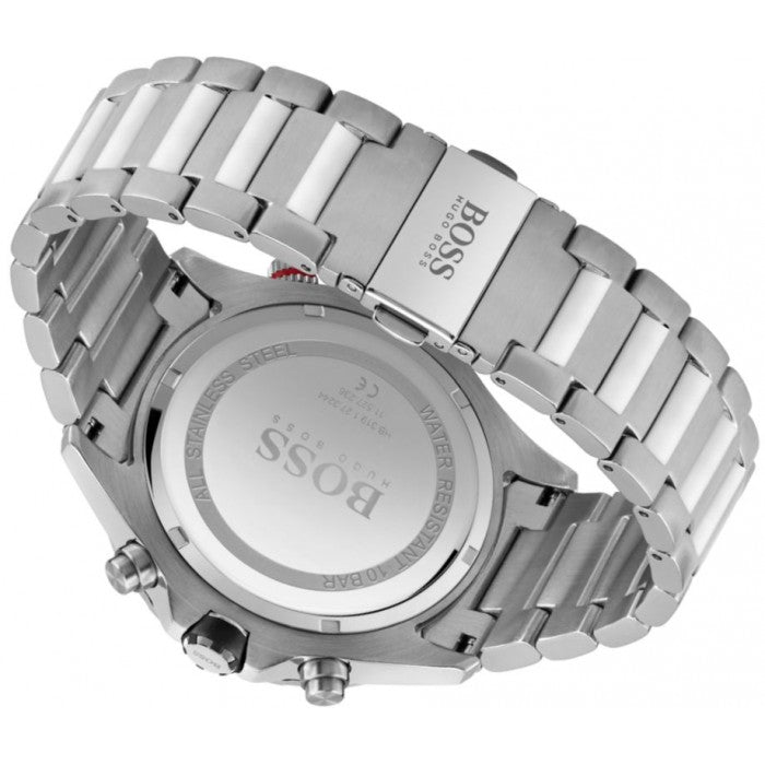 Hugo Boss Globetrotter Blue Dial Silver Steel Strap Watch for Men - 1513823 Buy Now By Hugo Boss