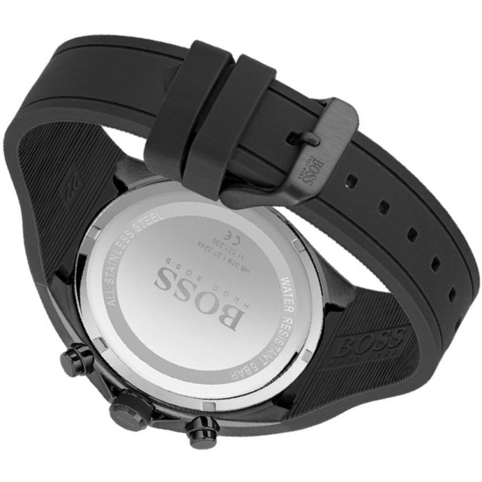 Hugo Boss Distinct Black Dial Black Silicone Strap Watch for Men - 1513859 Buy Now By Hugo Boss