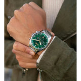 Hugo Boss Pioneer Green Dial Silver Steel Strap Watch for Men - 1513868 Buy Now By Hugo Boss