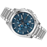 Hugo Boss Grandmaster Blue Dial Silver Steel Strap Watch for Men - 1513884 Buy Now By Hugo Boss