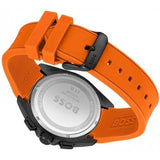 Hugo Boss Volane Black Dial Orange Silicone Strap Watch for Men - 1513957 Buy Now By Hugo Boss