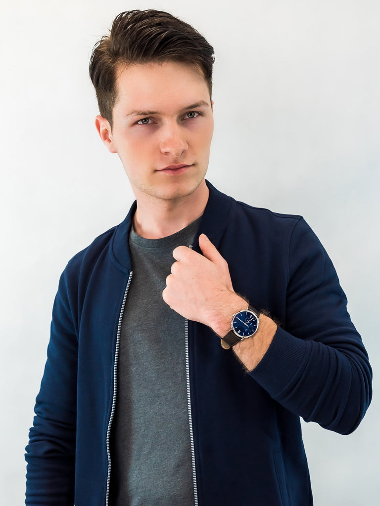 Tommy Hilfiger Cooper Blue Dial Brown Leather Strap Watch for Men - 1791508 Buy Now By Tommy Hilfiger