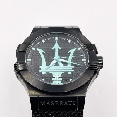 Maserati Potenza Aqua Edition Black Dial Black Mesh Bracelet Watch For Men - R8853144002 Buy Now By Maserati