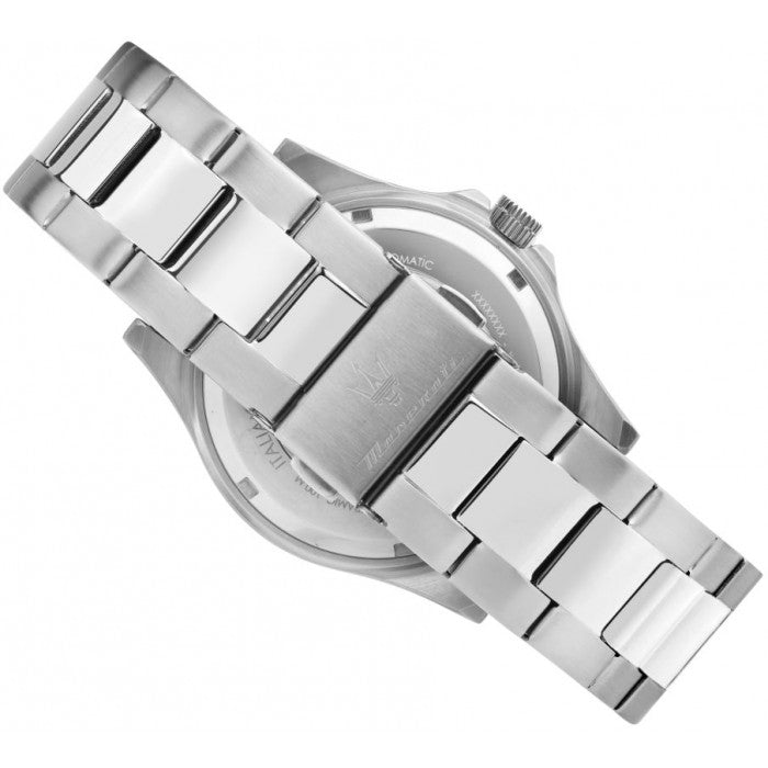 Maserati Competizione Automatic Black Dial Silver Steel Strap Watch For Men - R8823100002 Buy Now By Maserati