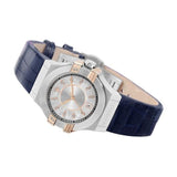 Maserati Potenza Diamonds Silver Dial Blue Leather Strap Watch For Women - R8851108502 Buy Now By Maserati