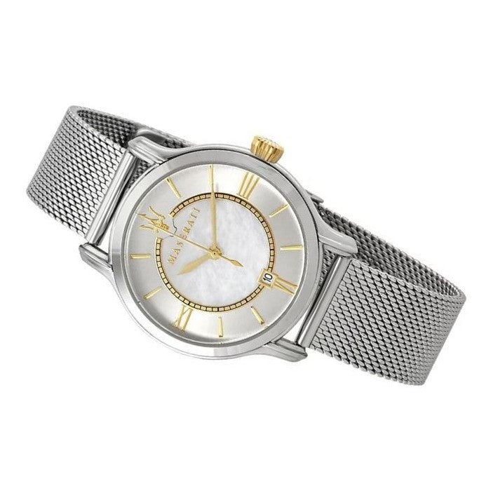 Maserati Epoca Mother of Pearl Dial Silver Mesh Strap Watch For Women - R8853118504 Buy Now By Maserati