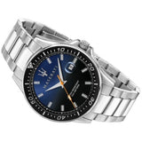 Maserati SFIDA Quartz Bue Dial Stainless Steel Watch For Men - R8853140001 Buy Now By Maserati
