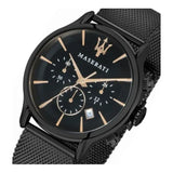 Maserati Epoca 42mm Black Dial Black Mesh Bracelet Watch For Men - R8873618006 Buy Now By Maserati