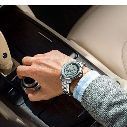 Maserati Successo Chronograph Silver Dial Silver Steel Strap Watch For Men - R8873621006 Buy Now By Maserati