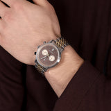 Maserati Legend Chronograph Brown Dial Two Tone Steel Strap Watch For Men - R8873638003 Buy Now By Maserati